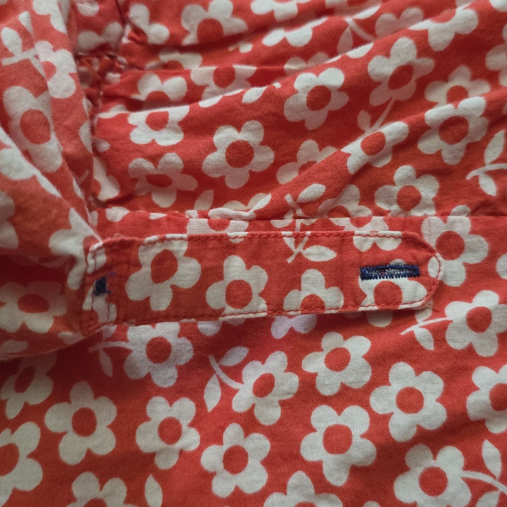 Mini Boden Pink And White Floral Kids Blouse Size 7 To 8 Years - Picture 8 of 8